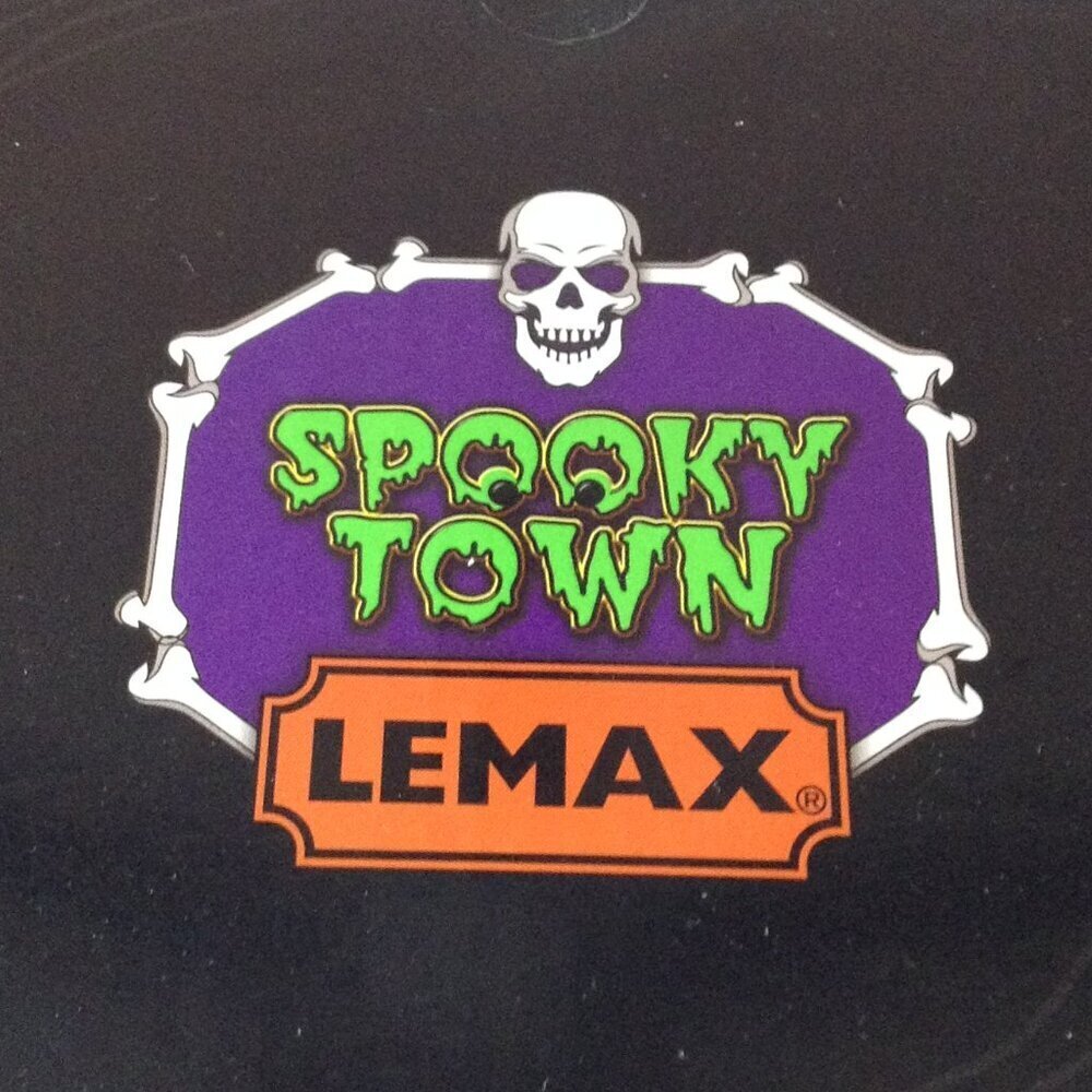 NWT LeMax Inc. Spooky Town #20, Lighted, Rotates, Musical Coffin, Halloween Chic - Picture 2 of 4